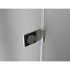 Mexen Lunar-B dušinurk, avatav vasak 85 x 80 cm, läbipaistev, harjatud nikkel - 832-085-080-97-00-L