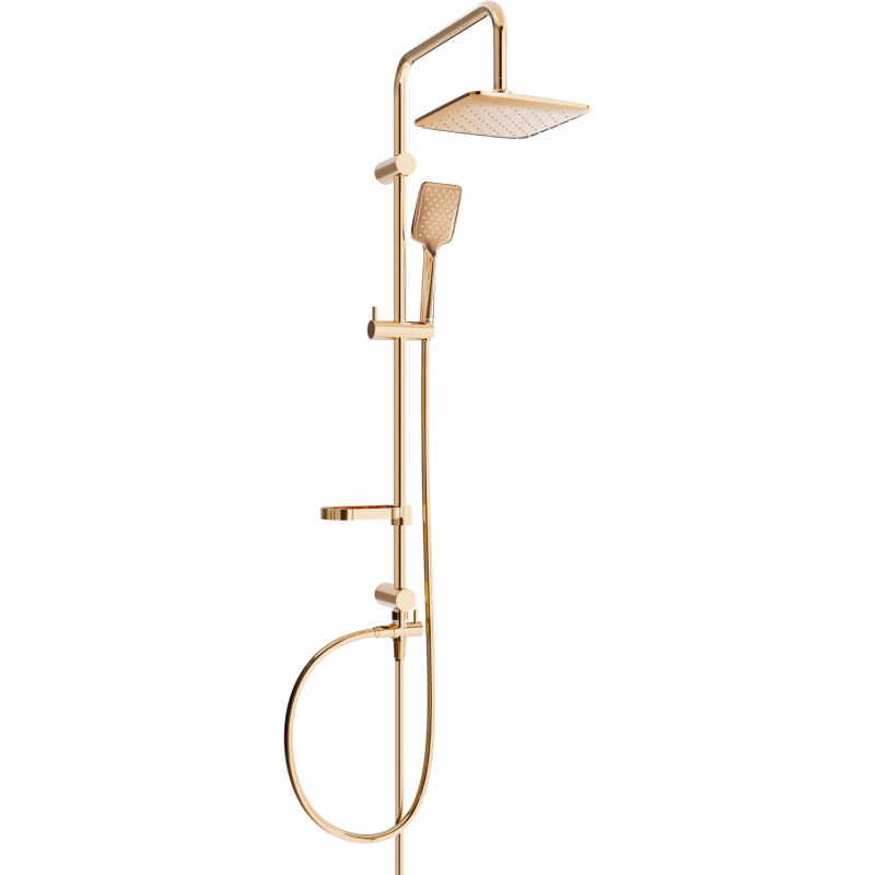 Mexen X62 douchekolom, roze goud - 798626291-60