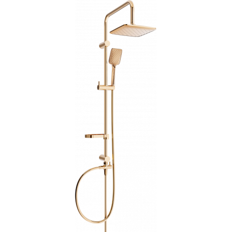 Mexen X62 douchekolom, roze goud - 798626291-60
