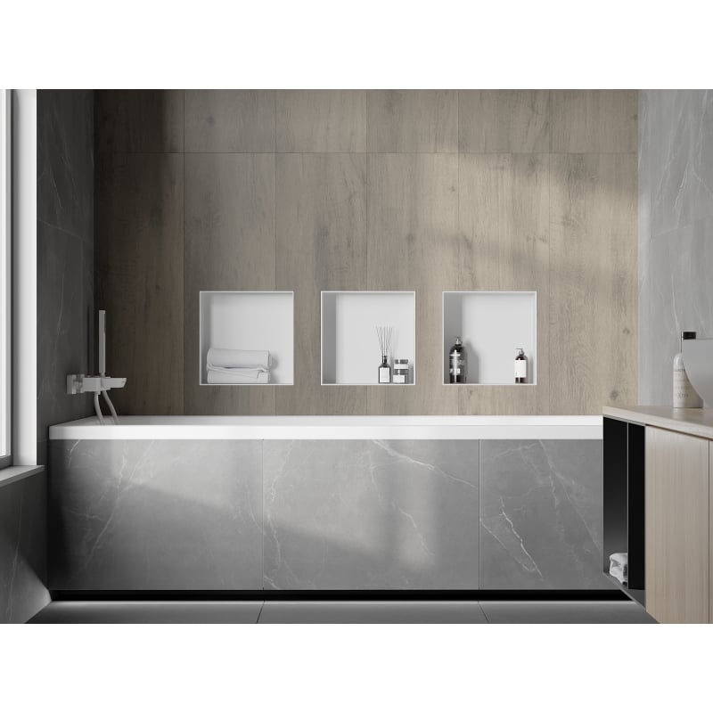 Mexen X-Wall-NR recessed shelf without flange 30 x 30 cm, white - 1921303010