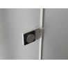 Mexen Lunar-B dušinurk, vasakpoolne 100 x 90 cm, läbipaistev, harjatud nikkel - 832-100-090-97-00-L