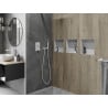 Mexen X-Wall-NR étagère encastrée sans rebord 30 x 30 cm, blanche - 1921303010