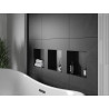 Mexen X-Wall-NR inbouwplank zonder flens 30 x 30 cm, zwart - 1971303010