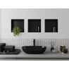 Mexen X-Wall-NR Wandnische ohne Flansch 30 x 30 cm, schwarz - 1971303010