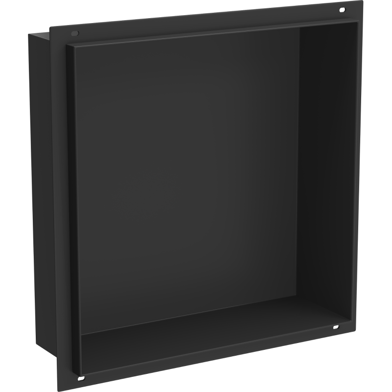 Mexen X-Wall-NR estante empotrado sin reborde 30 x 30 cm, negro - 1971303010