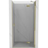 Mexen Mist-H Duschdrehtür rechts 80 cm, transparent, gold - 8A5-080-000-50-00-P