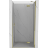 Mexen Mist-H right swing shower door 100 cm, transparent, gold - 8A5-100-000-50-00-P