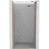 Mexen Mist-H right-hinged shower door 75 cm, transparent, brushed copper - 8A5-075-000-65-00-P