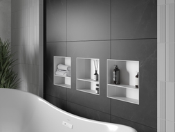 Mexen X-Wall-NR niche shelf without a flange with a shelf 30 x 30 cm, white - 1921303010S
