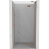 Mexen Mist-H porte de douche pivotante droite 105 cm, transparent, cuivre brossé - 8A5-105-000-65-00-P
