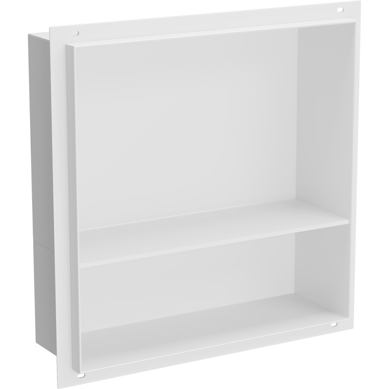 Mexen X-Wall-NR niche plank zonder rand met plank 30 x 30 cm, wit - 1921303010S