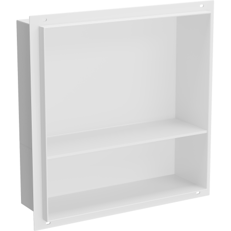 Mexen X-Wall-NR nisthylla utan krage med hylla 30 x 30 cm, vit - 1921303010S