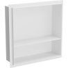 Mexen X-Wall-NR estante empotrado sin reborde con estante de 30 x 30 cm, blanco - 1921303010S