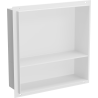 Mexen X-Wall-NR niche plank zonder rand met plank 30 x 30 cm, wit - 1921303010S