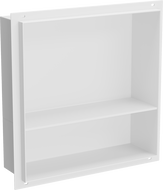 Mexen X-Wall-NR mensola ad incasso senza bordo con ripiano 30 x 30 cm, bianca - 1921303010S