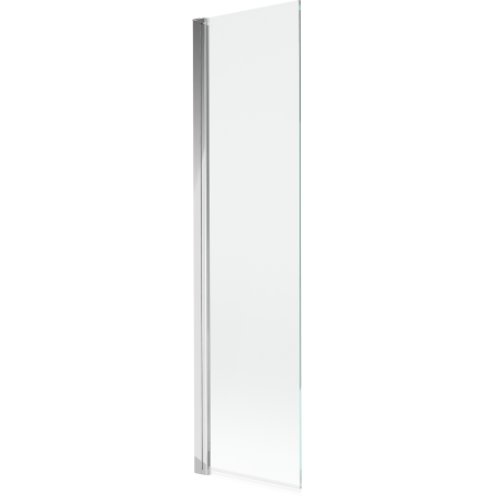 Mexen Mist 1-Flillege Buedchwannd 50 x 150 cm, transparent, Chrom - 8A9-050-001-01-00