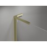 Mexen Mist-H L Duo kabina tuš s krilnim vratima desna 95 x 110 cm, prozirna, zlatna - 8A5L-095L-110P-50-00