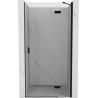 Mexen Mist-H draaideur voor douche rechts 75 cm, transparant, zwart - 8A5-075-000-70-00-P