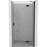 Mexen Mist-H porte de douche battante droite 80 cm, transparent, noir - 8A5-080-000-70-00-P