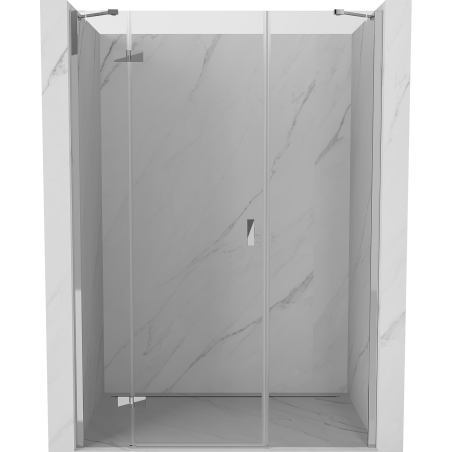 Mexen Mist-H Duschpendeltür links 120 cm, transparent, Chrom - 8A5-120-001-01-00-L
