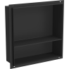 Mexen X-Wall-NR Nischenregal ohne Flansch mit Ablage 30 x 30 cm, schwarz - 1971303010S