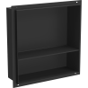Mexen X-Wall-NR Nischenregal ohne Kragen mit Regal 30 x 30 cm, schwarz - 1971303010S