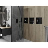 Mexen X-Wall-NR Nischenregal ohne Flansch mit Regalboden 30 x 30 cm, schwarz - 1971303010S