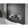 Mexen X-Wall-NR nisplank zonder flens 45 x 20 cm, inox - 1911452010