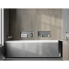 Mexen X-Wall-NR estante empotrado sin brida 45 x 20 cm, inox - 1911452010