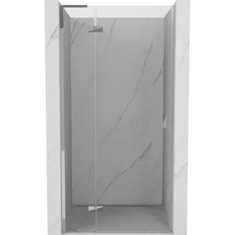 Mexen Mist-H L left hinged shower door 105 cm, transparent, chrome - 8A5L-105-000-01-00-L