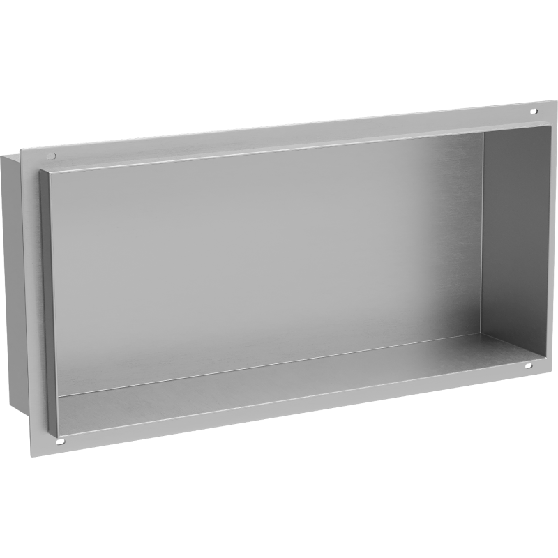 Mexen X-Wall-NR nisplank zonder flens 45 x 20 cm, inox - 1911452010