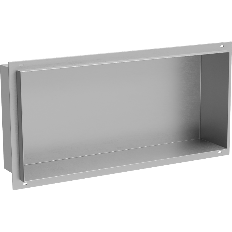 Mexen X-Wall-NR sisäänrakennettu hylly ilman kaulusta 45 x 20 cm, ruostumaton teräs - 1911452010