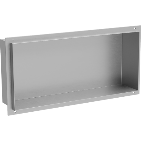 Mexen X-Wall-NR nischhylla utan fläns 45 x 20 cm, inox - 1911452010