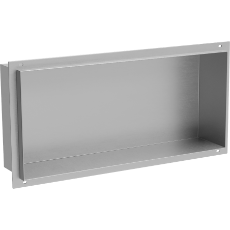 Mexen X-Wall-NR półka wnękowa bez kołnierza 45 x 20 cm, inox - 1911452010