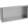 Mexen X-Wall-NR estante empotrado sin brida 45 x 20 cm, inox - 1911452010