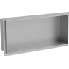 Mexen X-Wall-NR półka wnękowa bez kołnierza 45 x 20 cm, inox - 1911452010