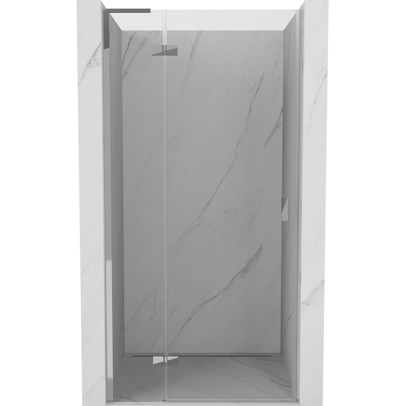 Mexen Mist-H L 110 cm Left Side Shower Door, Transparent, Chrome - 8A5L-110-000-01-00-L