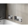 Mexen X-Wall-NR süvendatud riiul ilma raamita 45 x 20 cm, inox - 1911452010