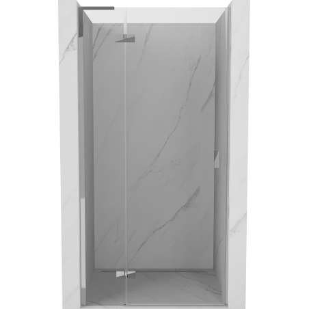 Mexen Mist-H L Duschtür Schwenkbar Links 115 cm, Transparent, Chrom - 8A5L-115-000-01-00-L