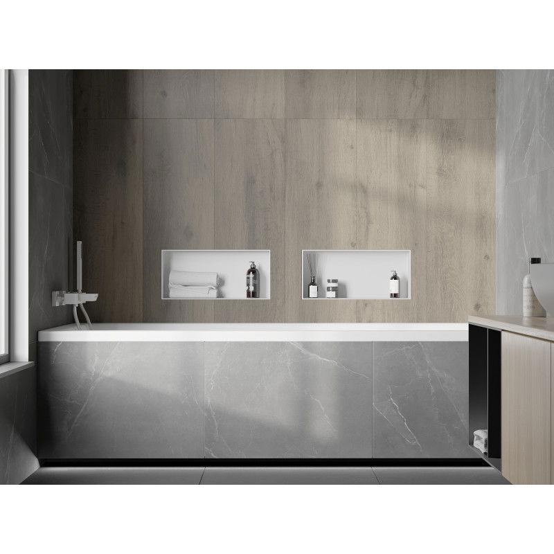 Mexen X-Wall-NR Nischeregal ouni Flënner 45 x 20 cm, wäiss - 1921452010