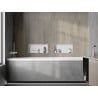Mexen X-Wall-NR Nischenregal ohne Flansch 45 x 20 cm, weiß - 1921452010
