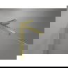 Mexen Mist-H L Duschtür, schwenkbar, links, 85 cm, transparent, gold gebürstet - 8A5L-085-000-55-00-L