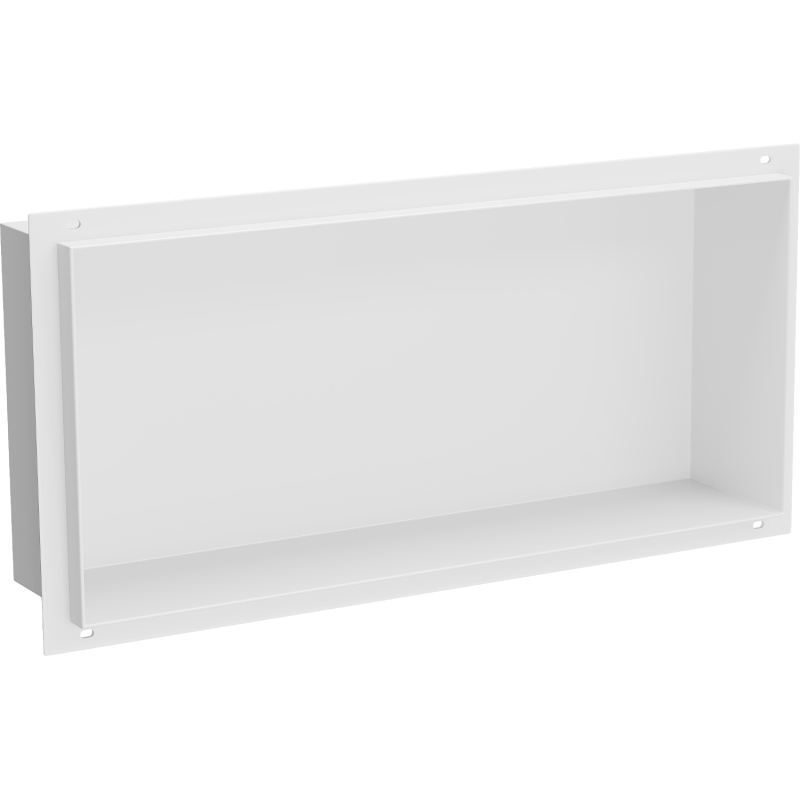 Mexen X-Wall-NR estante empotrado sin reborde 45 x 20 cm, blanco - 1921452010