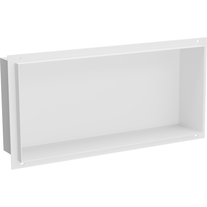 Mexen X-Wall-NR nisshelf zonder flens 45 x 20 cm, wit - 1921452010