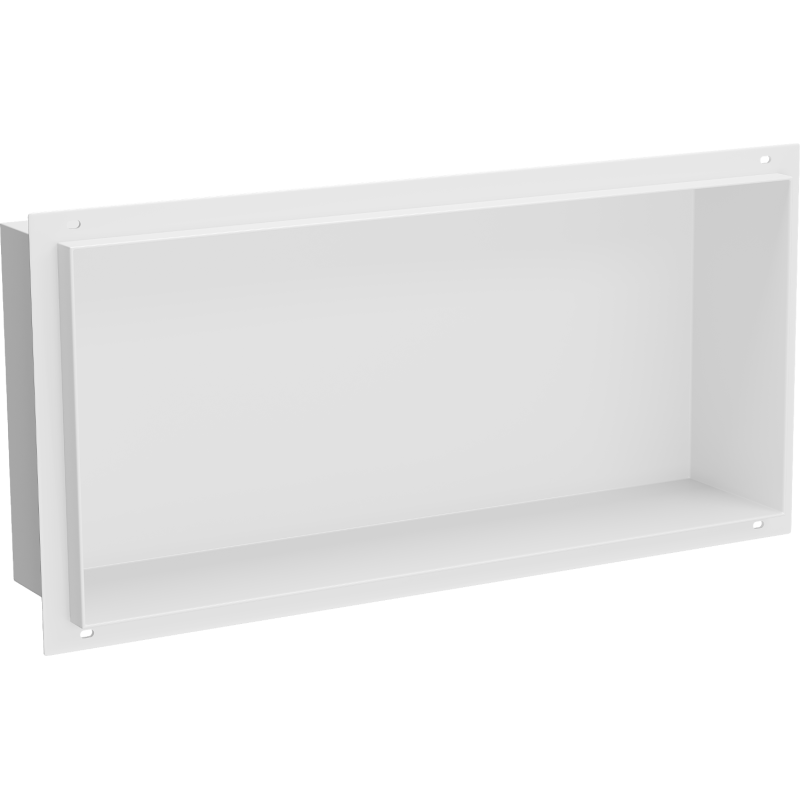 Mexen X-Wall-NR półka wnękowa bez kołnierza 45 x 20 cm, biała - 1921452010
