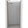 Mexen Mist-H L drzwi prysznicowe uchylne lewe 110 cm, transparent, miedź szczotkowana - 8A5L-110-000-65-00-L