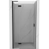Mexen Mist-H L Duschdrehtüren links öffnend 115 cm, transparent, schwarz - 8A5L-115-000-70-00-L