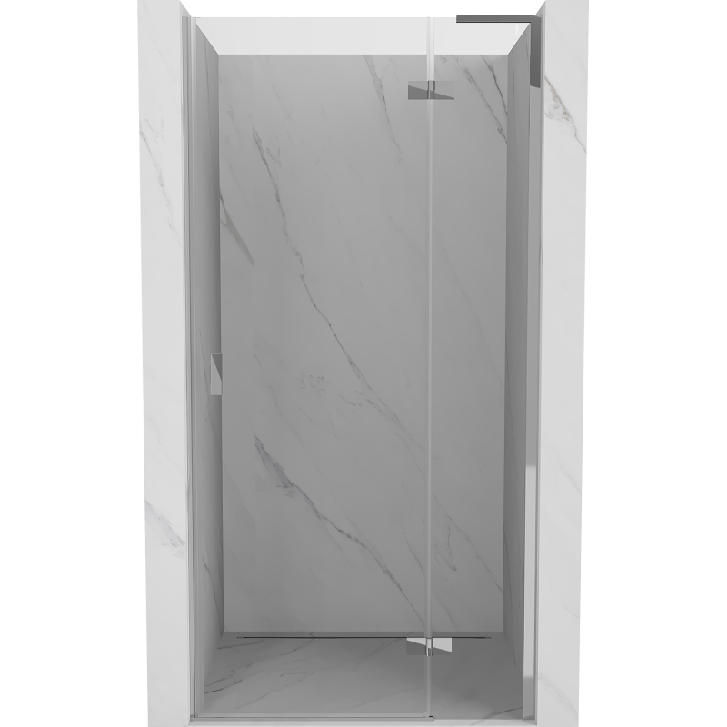 Mexen Mist-H L porte de douche battante droite 85 cm, transparent, chrome - 8A5L-085-000-01-00-P