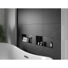 Mexen X-Wall-NR estante empotrado sin borde 45 x 20 cm, negro - 1971452010