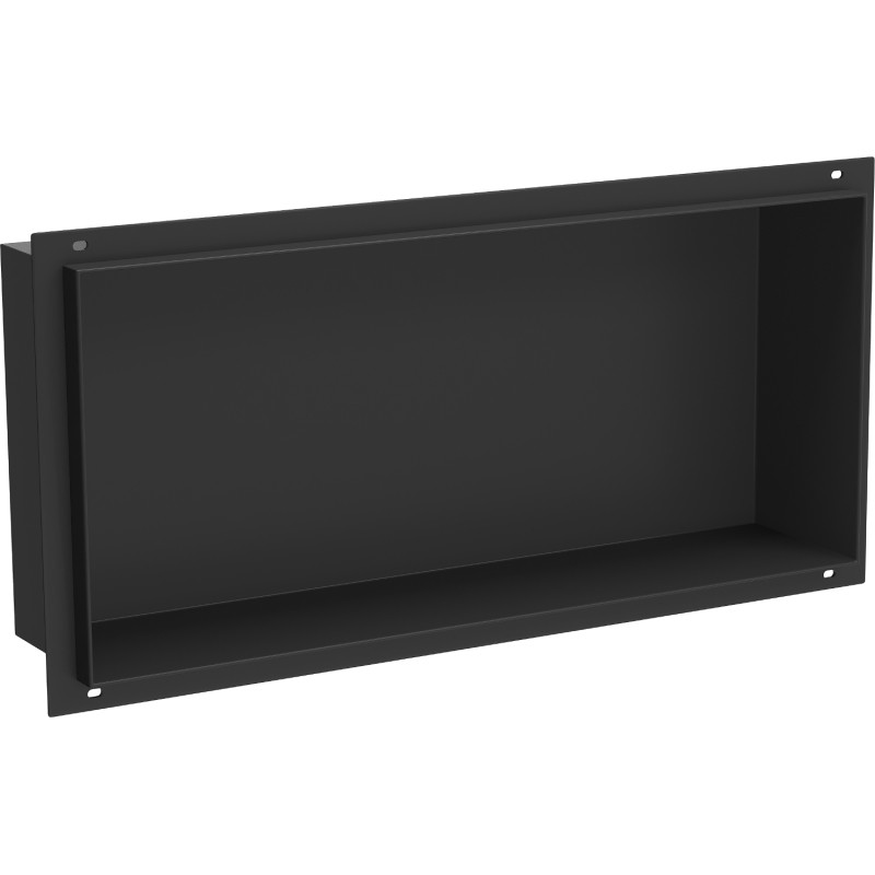 Mexen X-Wall-NR Nischenregal ohne Blende 45 x 20 cm, schwarz - 1971452010
